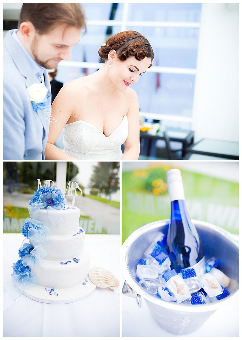 Inspiration für eine maritime Sommerhochzeiten auf VerruecktnachHochzeit (Foto: Karin Ahamer Photography)