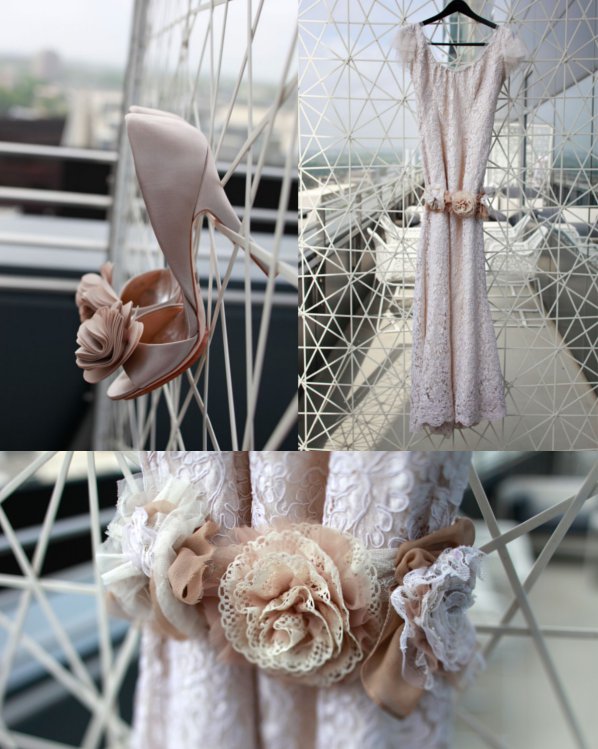 Hochzeitskleid, Spitze