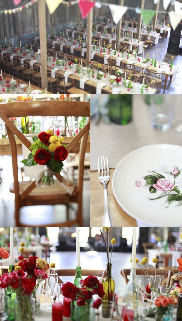 Hochzeit, Tischdeko, Blumen